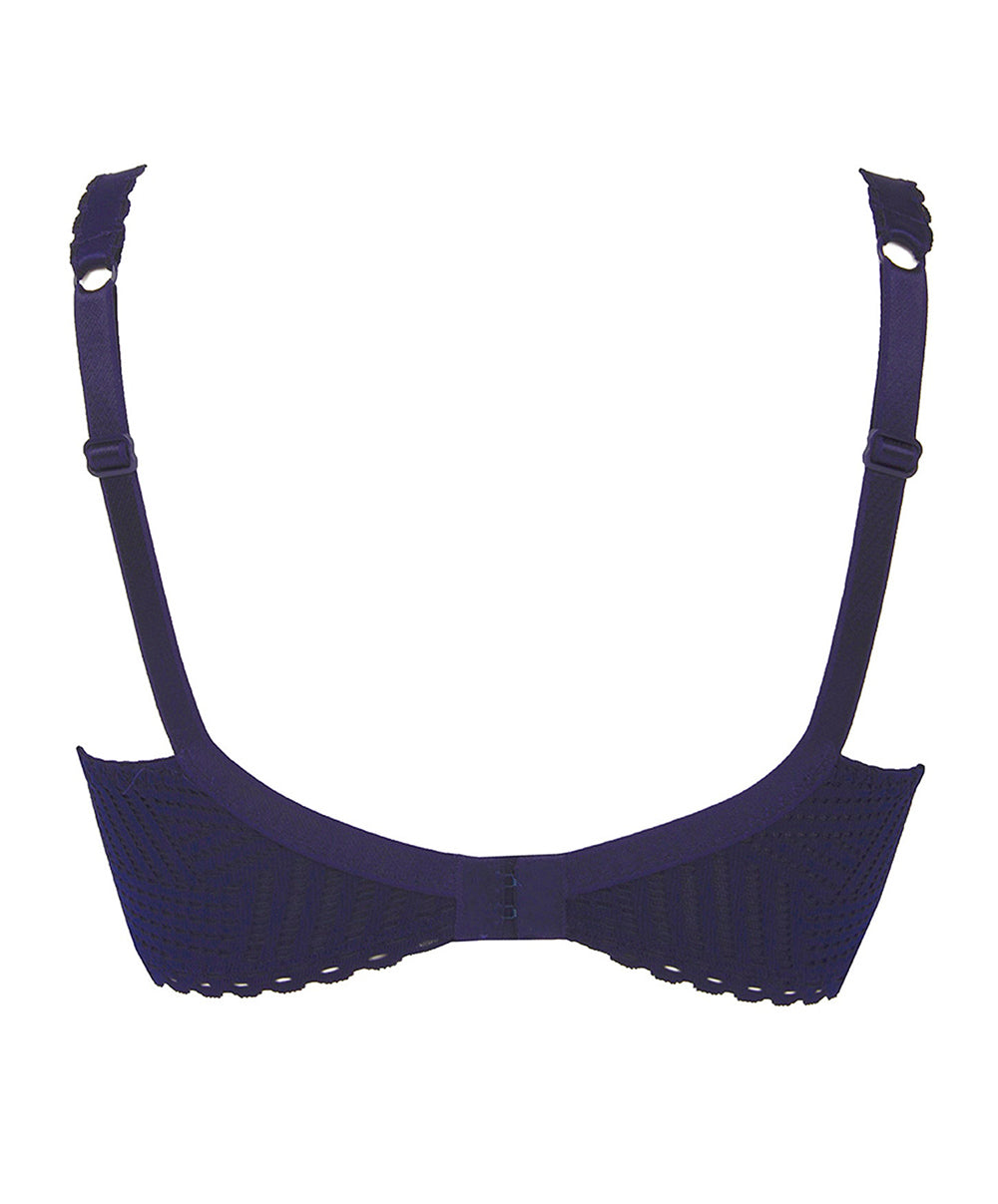 Soutien-gorge coque grande taille Antigel de Lise Charmel Tressage Graphic marine FCC3837-TM