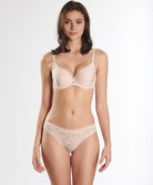 Soutien-gorge coque moulé lisse spacer Rosessence nude été Aubade HK09-02-NETE