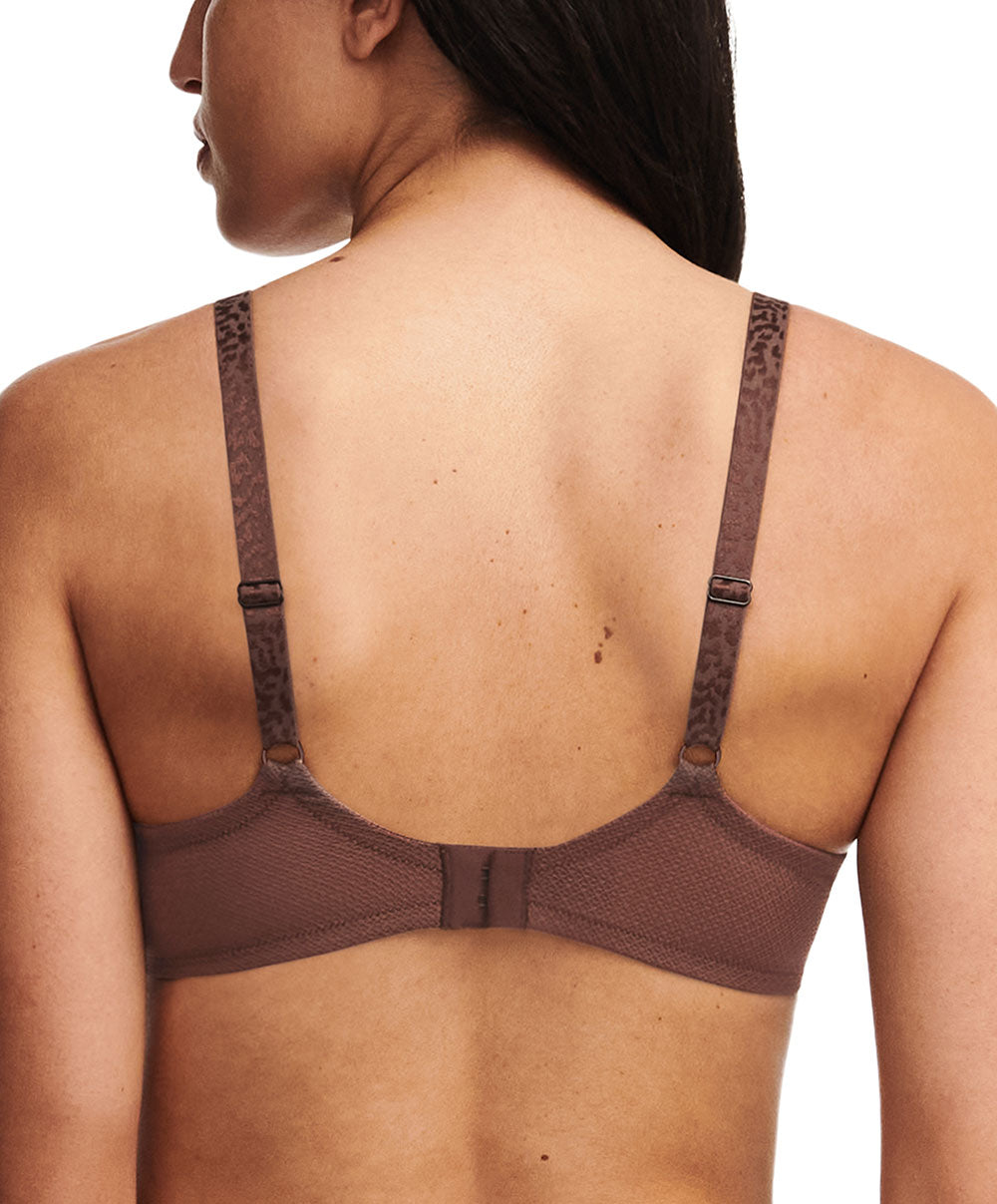 Soutien-gorge coque plongeant Chantelle Fleurs imprimé léo C12M20-0WF