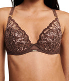 Soutien-gorge coque plongeant Chantelle Fleurs imprimé léo C12M20-0WF
