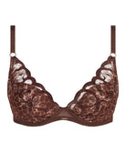 Soutien-gorge coque plongeant Chantelle Fleurs imprimé léo C12M20-0WF