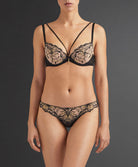 Soutien-gorge push-up coque Encre de Chine capsule collection Hong Wai X Aubade Aubade QF08-N-OMBE face