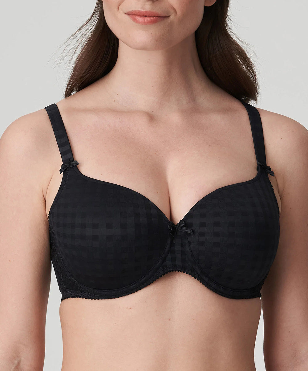 Soutien-gorge coque rembourré décolleté cœur PrimaDonna Madison noir 0262120-0262121-ZWA