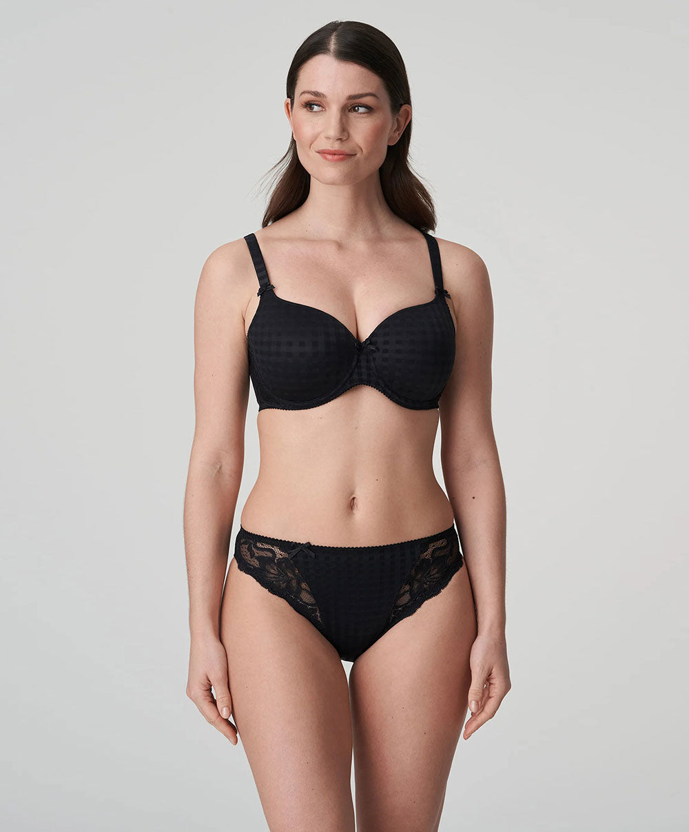 Soutien-gorge coque rembourré décolleté cœur PrimaDonna Madison noir 0262120-0262121-ZWA