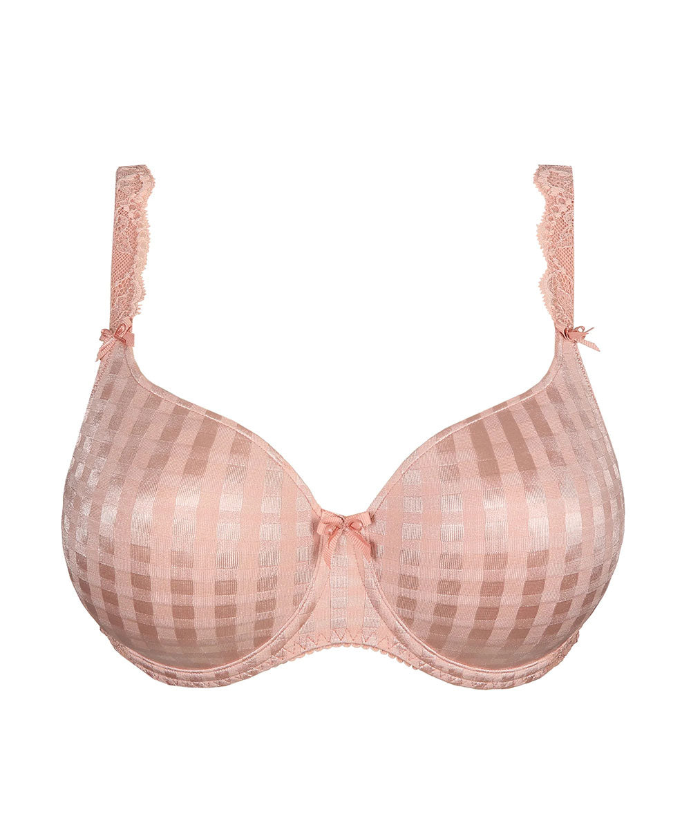 Soutien-gorge coque rembourré décolleté cœur PrimaDonna Madison rose poudré 0262120-0262121-PWD