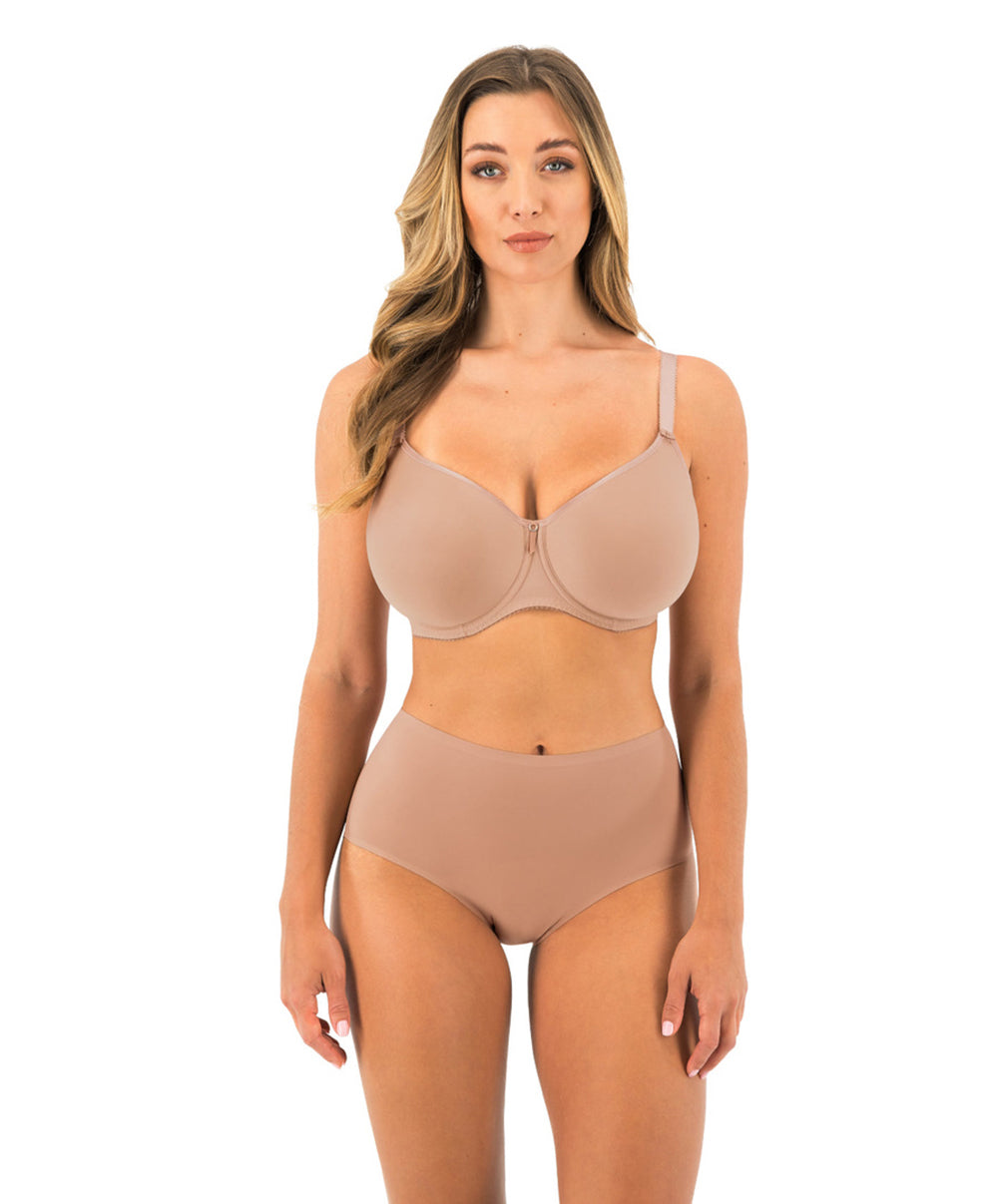 Soutien-gorge moulé spacer armatures grande taille Rebecca Essentials Fantasie Rebecca café au lait FL101310-CAT