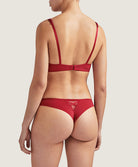 Soutien-gorge corbeille rouge Aube Amoureuse rouge Aubade QA14-ROAM