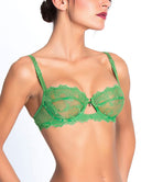 Soutien-gorge corbeille Lise Charmel Dressing Floral émeraude ACC3088-DE