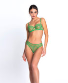 Soutien-gorge corbeille Lise Charmel Dressing Floral émeraude ACC3088-DE