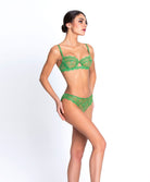 Soutien-gorge corbeille Lise Charmel Dressing Floral émeraude ACC3088-DE