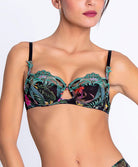 Soutien-gorge corbeille Lise Charmel Fleurs Étoiles éclat étoile (noir et multicolore) ACH3096-EE
