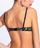 Soutien-gorge corbeille Lise Charmel Fleurs Étoiles éclat étoile (noir et multicolore) ACH3096-EE
