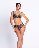 Soutien-gorge corbeille Lise Charmel Fleurs Étoiles éclat étoile (noir et multicolore) ACH3096-EE