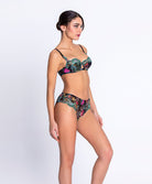 Soutien-gorge corbeille Lise Charmel Fleurs Étoiles éclat étoile (noir et multicolore) ACH3096-EE