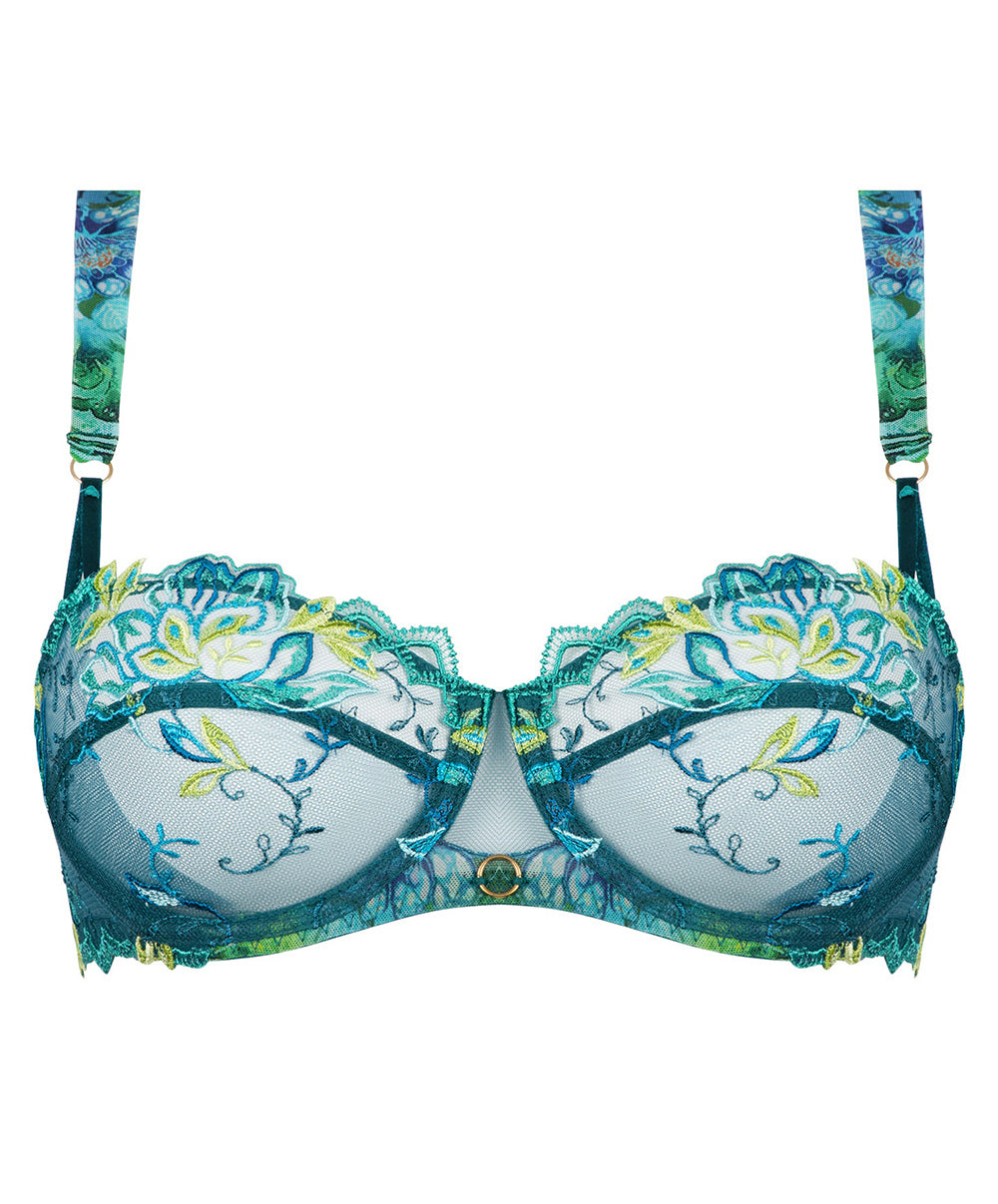 Soutien-gorge corbeille Lise Charmel Grâce Aquatique floral aqua ACH3093-FA
