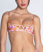 Soutien-gorge corbeille Lise Charmel Jardins de Lumière bouquet multicolore ACH3049-BL