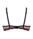 Soutien-gorge corbeille Lise Charmel Écrin Désir noir et rouge
