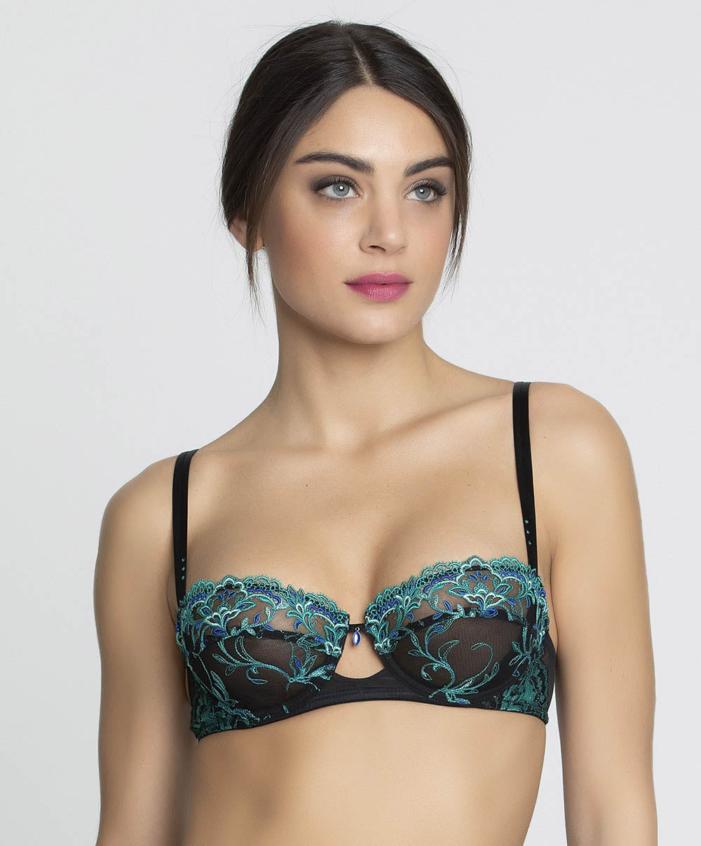 Soutien-gorge corbeille Lise Charmel Secrète emeraude ACH3030-EI