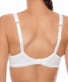Soutien-gorge corbeille bonnets profonds "Fitting" Antigel de Lise Charmel Tressage Graphic blanc FCC2837-TB