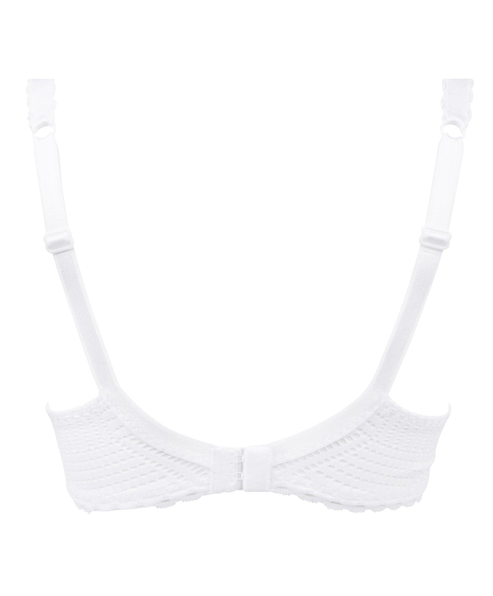 Soutien-gorge corbeille bonnets profonds "Fitting" Antigel de Lise Charmel Tressage Graphic blanc FCC2837-TB