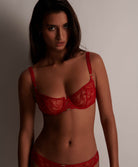 Soutien-gorge corbeille Cœur à corps Rouge Aubade 1BF14-ROUGE