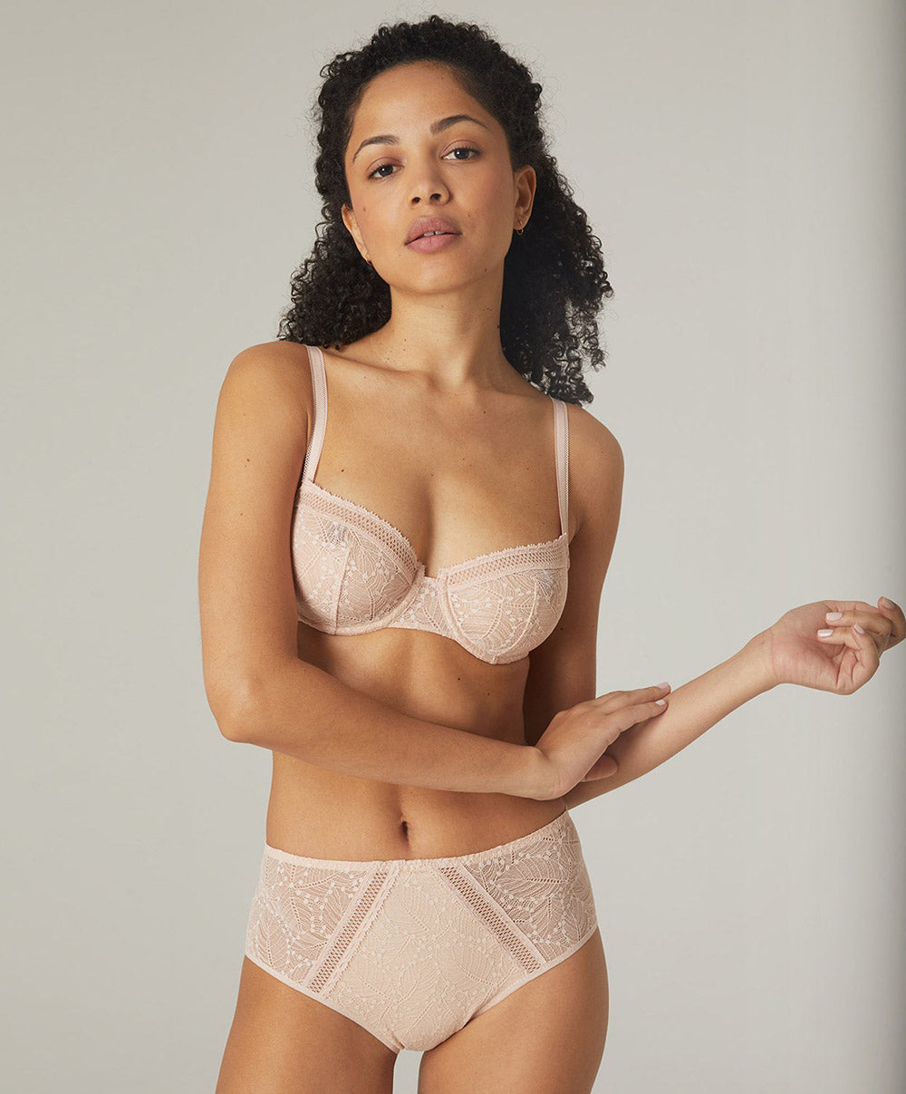Soutien-gorge corbeille Simone Pérèle Comète sable rosé 12S330-772