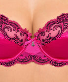 Soutien-gorge corbeille en soie Lise Charmel Splendeur soie fuchsia ACC3080-SF