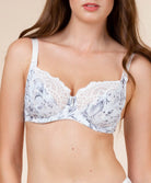 Soutien-gorge corbeille grande taille Antinéa de Lise Charmel Jardin Fraîcheur Menthe Acqua DCG2874-MA