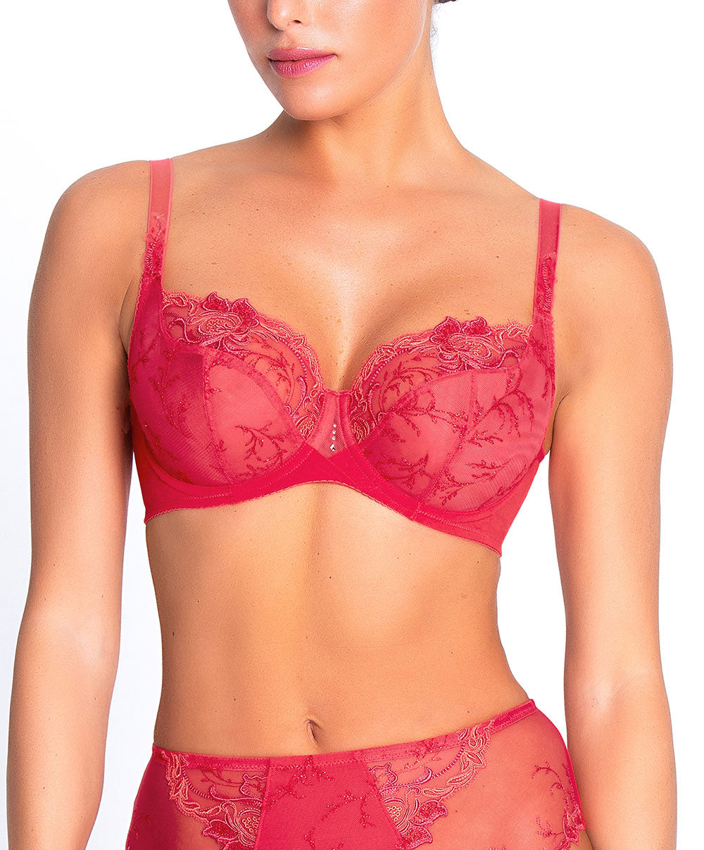 Soutien-gorge corbeille grande taille "Fitting" Lise Charmel Source Beauté hibiscus beauté BCH2872-HB