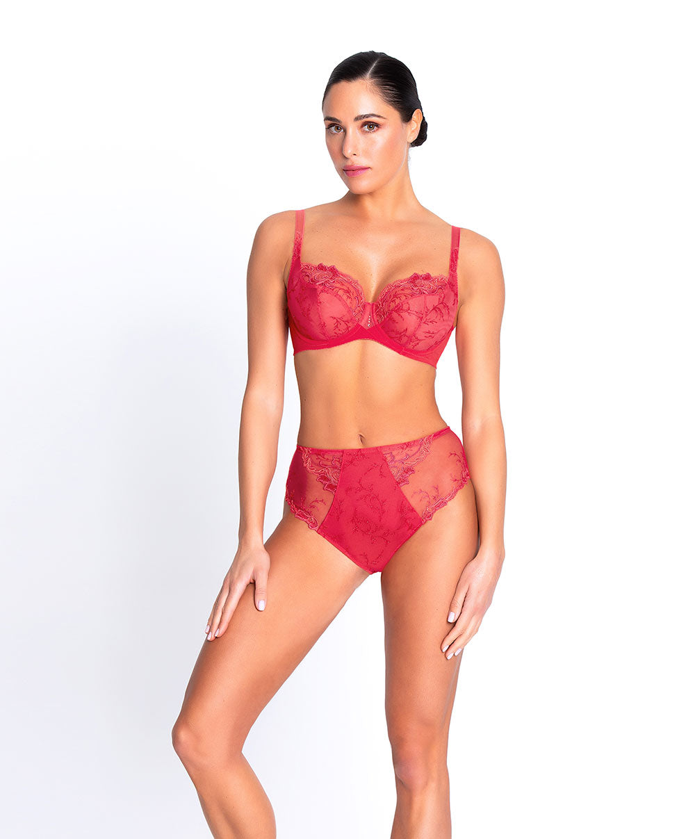 Soutien-gorge corbeille grande taille "Fitting" Lise Charmel Source Beauté hibiscus beauté BCH2872-HB