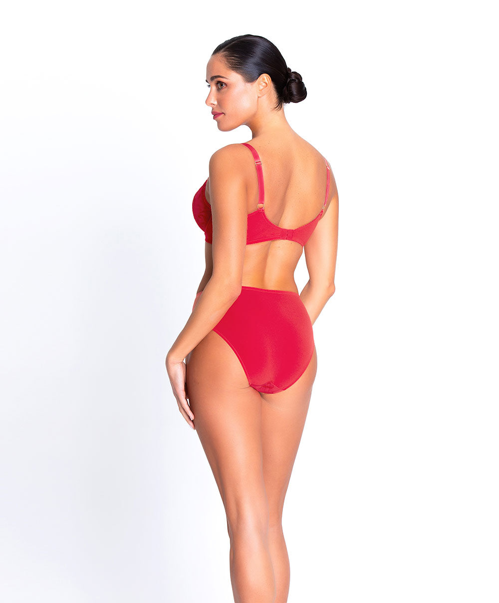 Soutien-gorge corbeille grande taille "Fitting" Lise Charmel Source Beauté hibiscus beauté BCH2872-HB