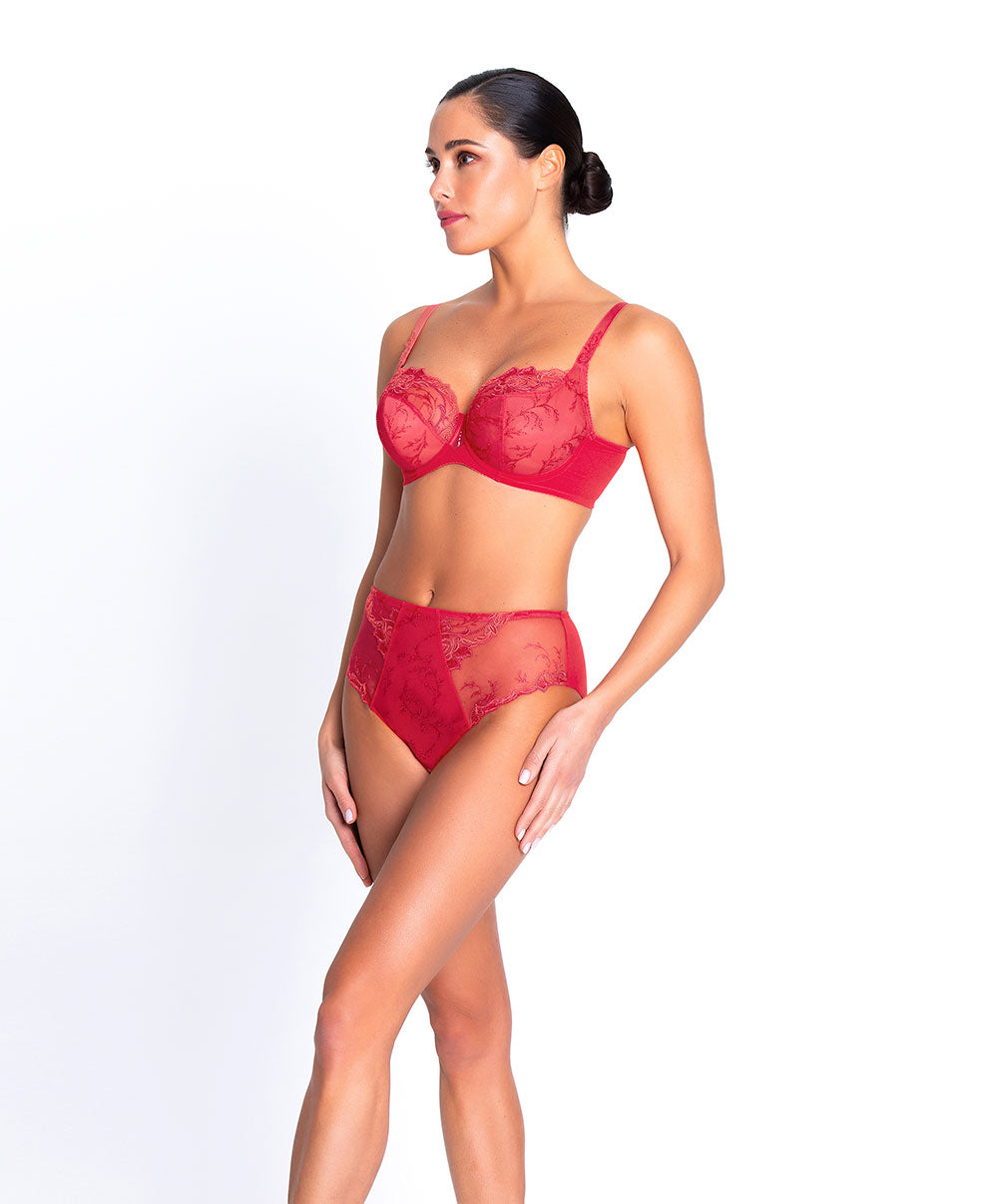 Soutien-gorge corbeille grande taille "Fitting" Lise Charmel Source Beauté hibiscus beauté BCH2872-HB