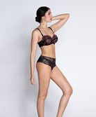 Soutien-gorge corbeille grande taille Lise Charmel Floraison Passion safran rose BCH3086-SR