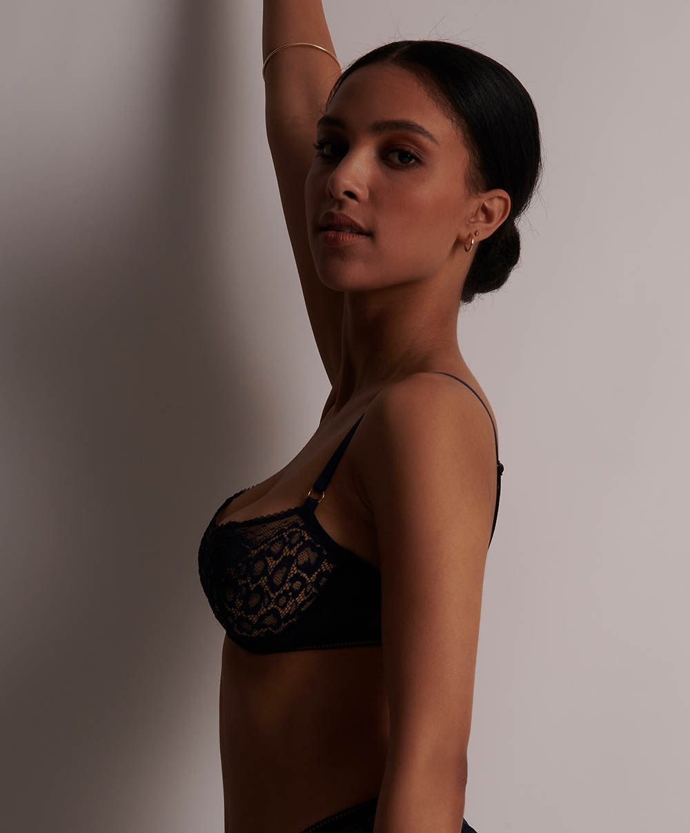 Soutien-gorge corbeille Illusion fauve Crépuscule Aubade 1AF14-CREP