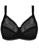 Soutien-gorge couvrant grande taille "Bien-être" Antigel de Lise Charmel Tressage Graphic noir FCC6137-TN 100