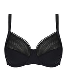 Soutien-gorge couvrant grande taille armatures bien-être Antigel de Lise Charmel New Apesanteur noir FCJ6114-NO