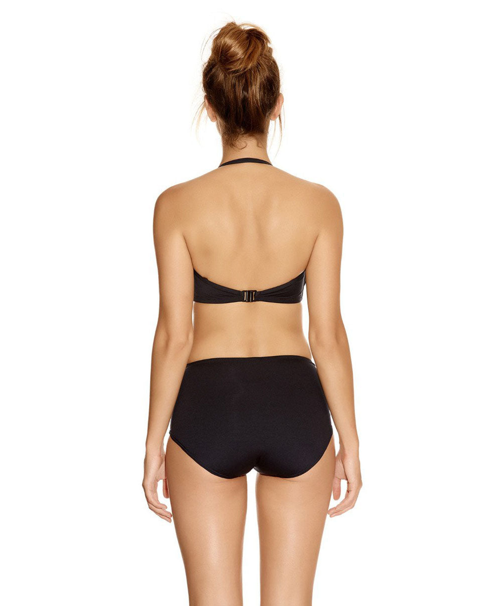 Soutien-gorge de bain bandeau twist armatures Versailles Fantasie Swim Noir