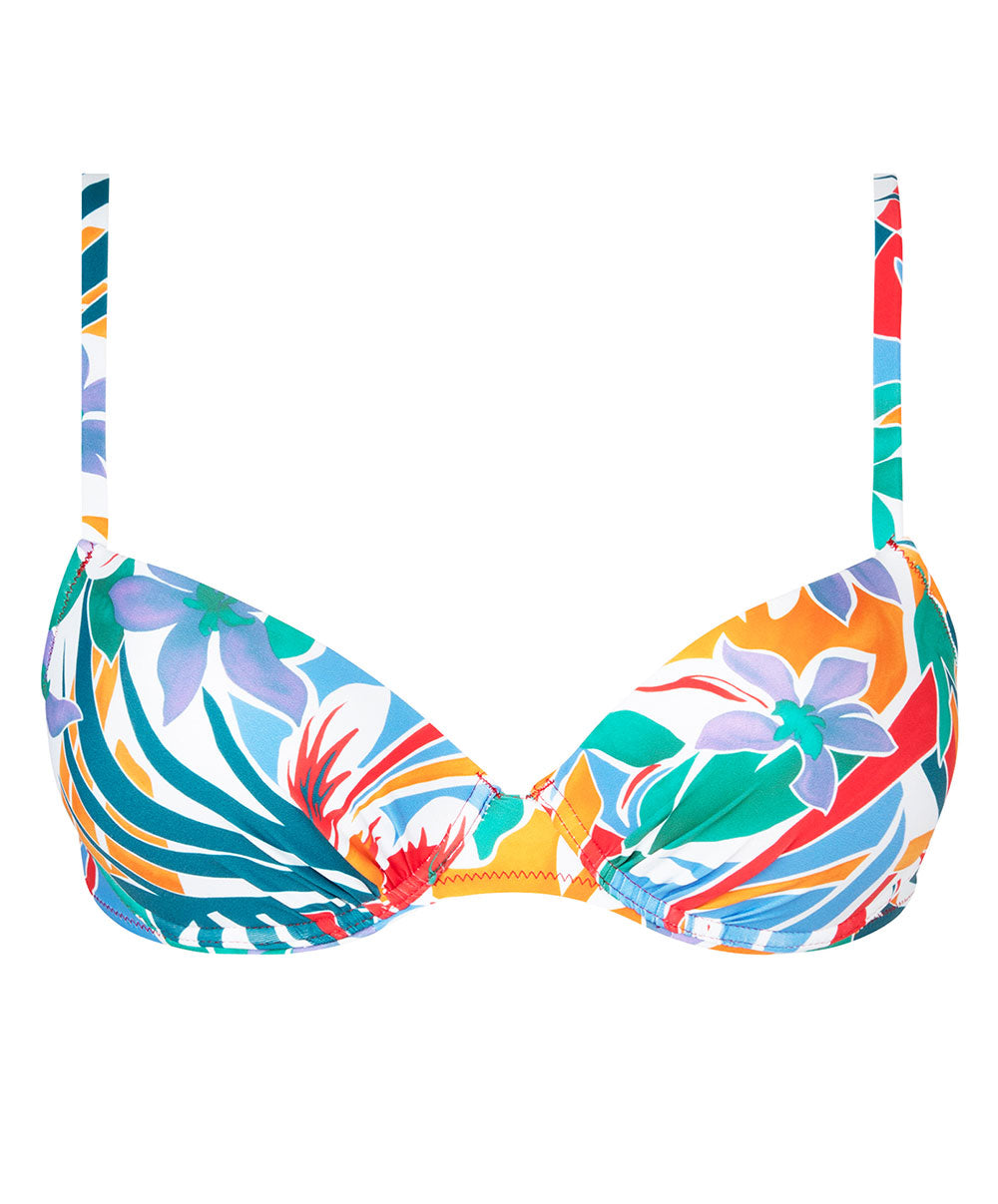 Soutien-gorge de bain coque La Flaneuse papiers découpés multicolore Antigel Bain EBB4367-PD 100