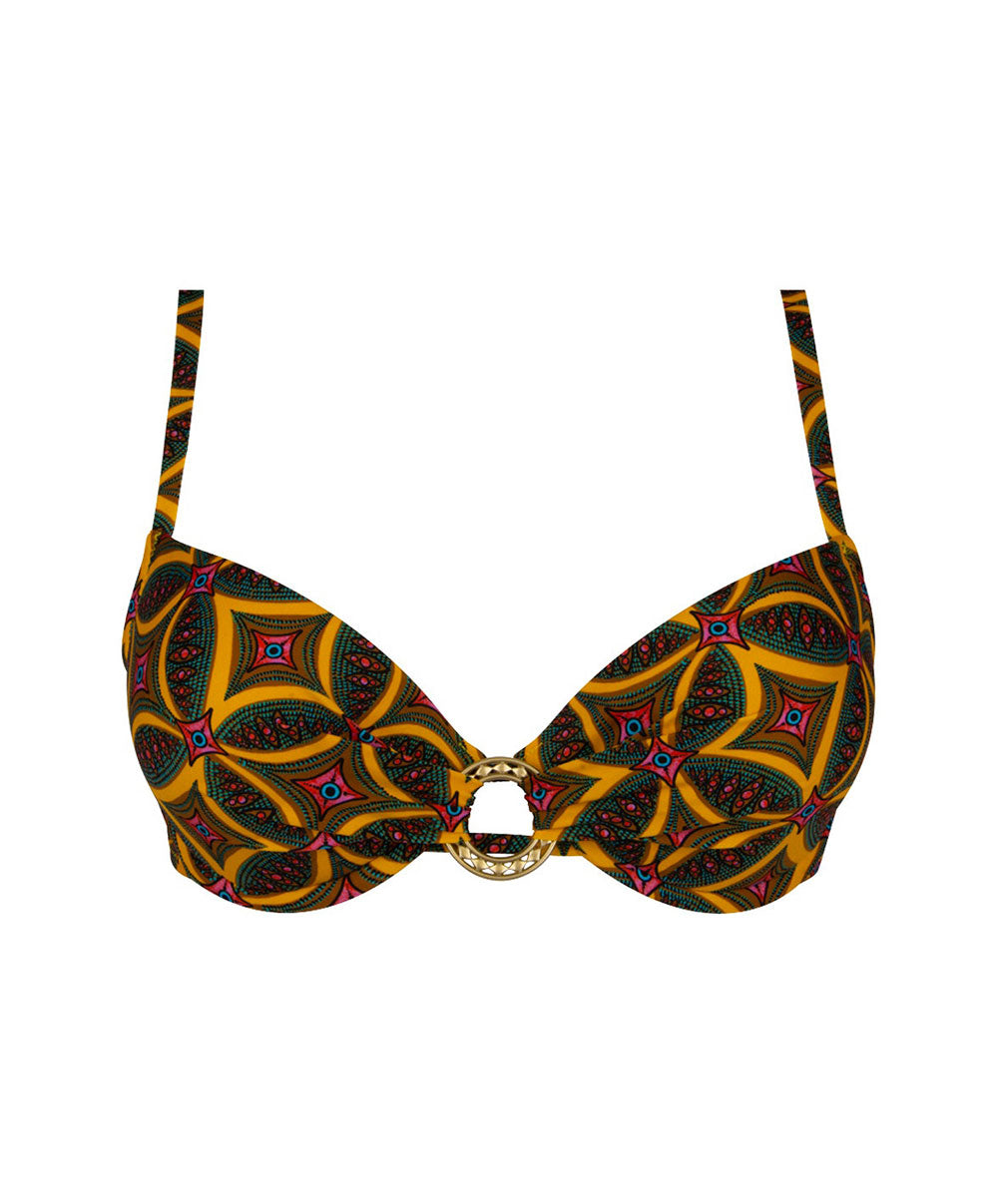 Soutien-gorge de bain coque La Muse Africa jaune Antigel Bain EBB4356-JA