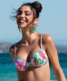 Soutien-gorge de bain coque La Muse des Îles multicolore Antigel Bain EBB4366-IP
