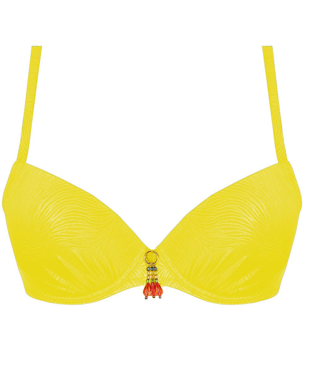 Soutien-gorge de bain coque La Muse des Vagues jaune Antigel Bain EBB4326-JA 100