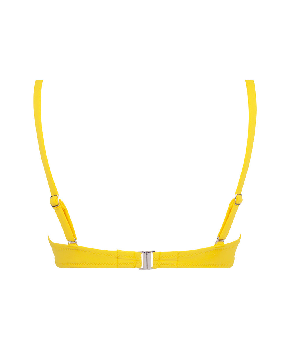 Soutien-gorge de bain coque La Chiquissima jaune Antigel Bain EBB4314-MS