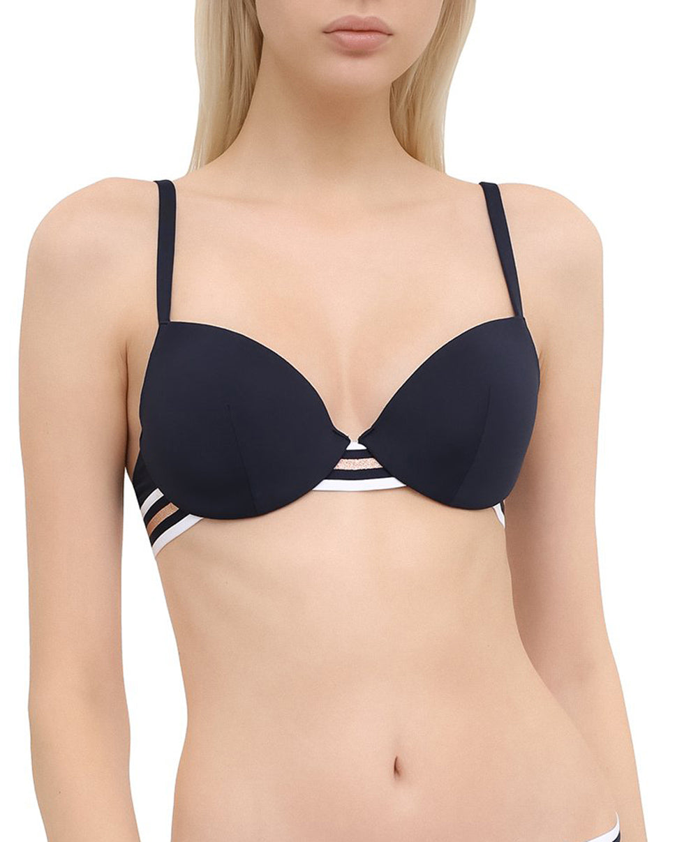 Soutien-gorge de bain coque Lise Charmel bain Énergie Nautique encre ABA8035-EN