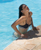 Soutien-gorge de bain coque Lise Charmel bain Énergie Nautique encre ABA8035-EN
