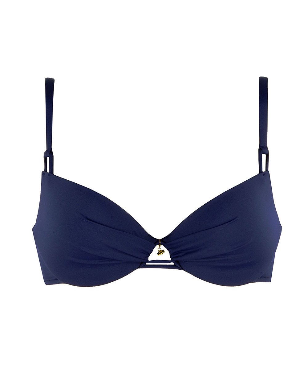 Haut de maillot de bain coque Lise Charmel bain Sublime Drapé marine ABB8050-MP 10