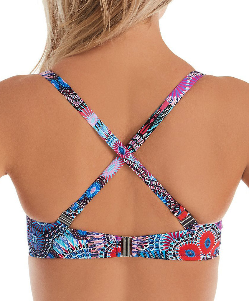 Soutien-gorge de bain corbeille grande taille L'Avatar Antigel bleu Antigel de Lise Charmel FBA3532-BA face