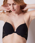 Soutien-gorge dos nu multipositions Simone Pérèle Eden noir 12E370-015