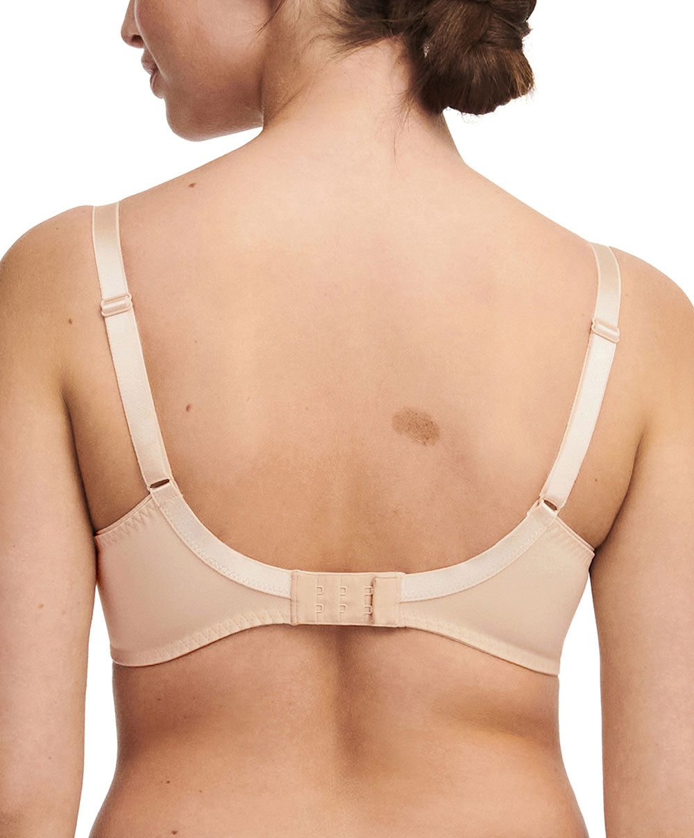 Soutien-gorge couvrant 3 parties grande taille Chantelle Every curve beige doré C16B10-01N