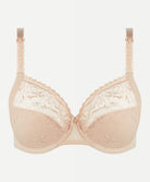 Soutien-gorge couvrant 3 parties grande taille Chantelle Every curve beige doré C16B10-01N
