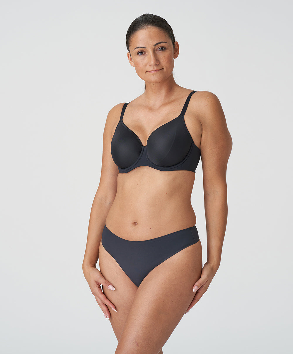 Soutien-gorge emboitant moulé lisse invisible à armatures PrimaDonna Figuras charbon 0163250-CHB